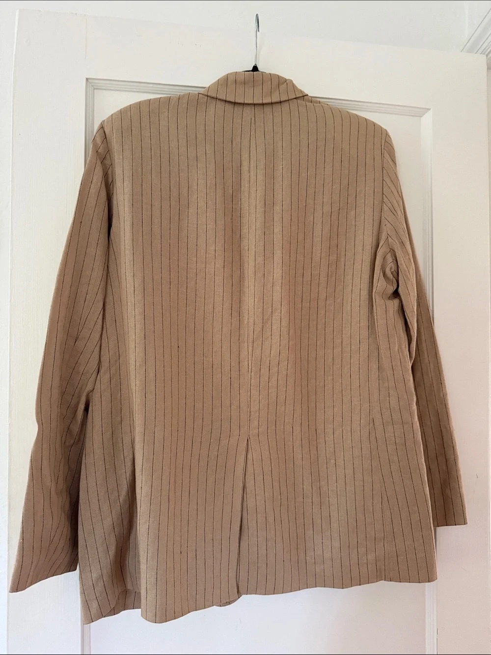 Steve Madden women Beige Pinstripe Blazer